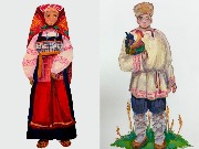 1) Мустафина Вероника «Женский костюм Пермской губернии»
2) Мустафина Вероника «Мужской костюм Пермской губернии»