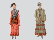 1) Ковалёва Кира «Татарочка»
2) Сибгатуллина Сафина «Костюм татарочки»