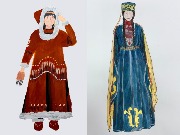 1) Галивеева Апрель «Костюм народов Чукотки»
2) Куряева Джамиля «Костюм Адегеи»