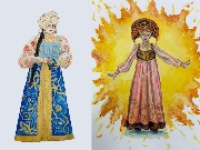 1) Вовк Александра «Костюм северной России, Архангельской губернии»
2) Сагитова Эльвина «Костюм молодой женщины Костромской губернии»